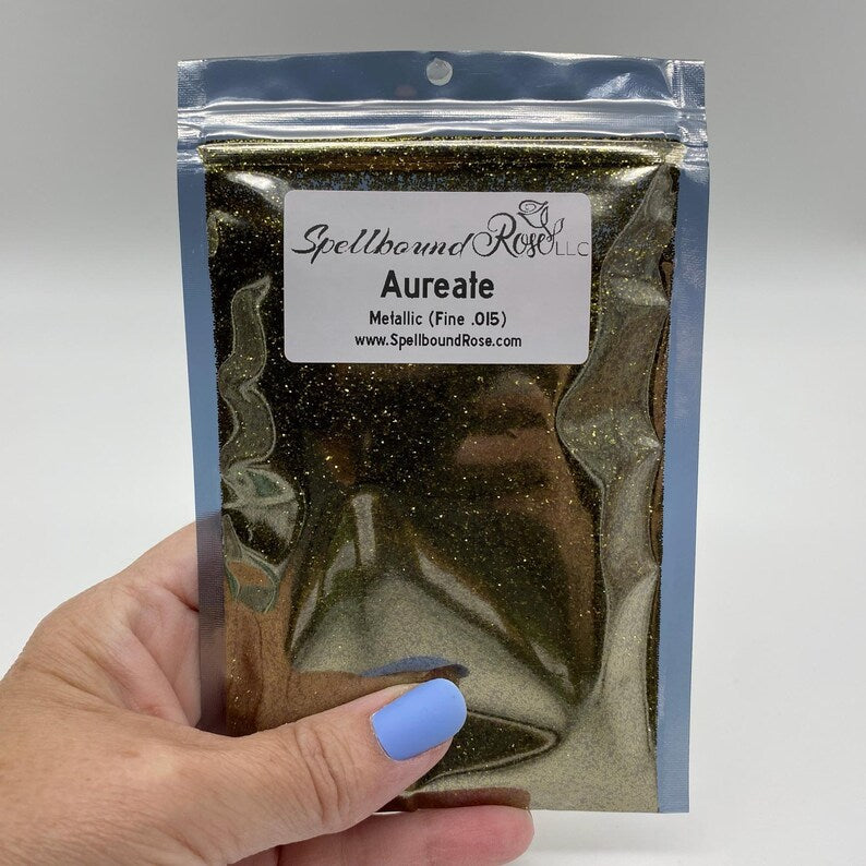 Aureate Glitter – Gold Metallic Fine (.015) Glitter (2 oz) *LOW STOCK*