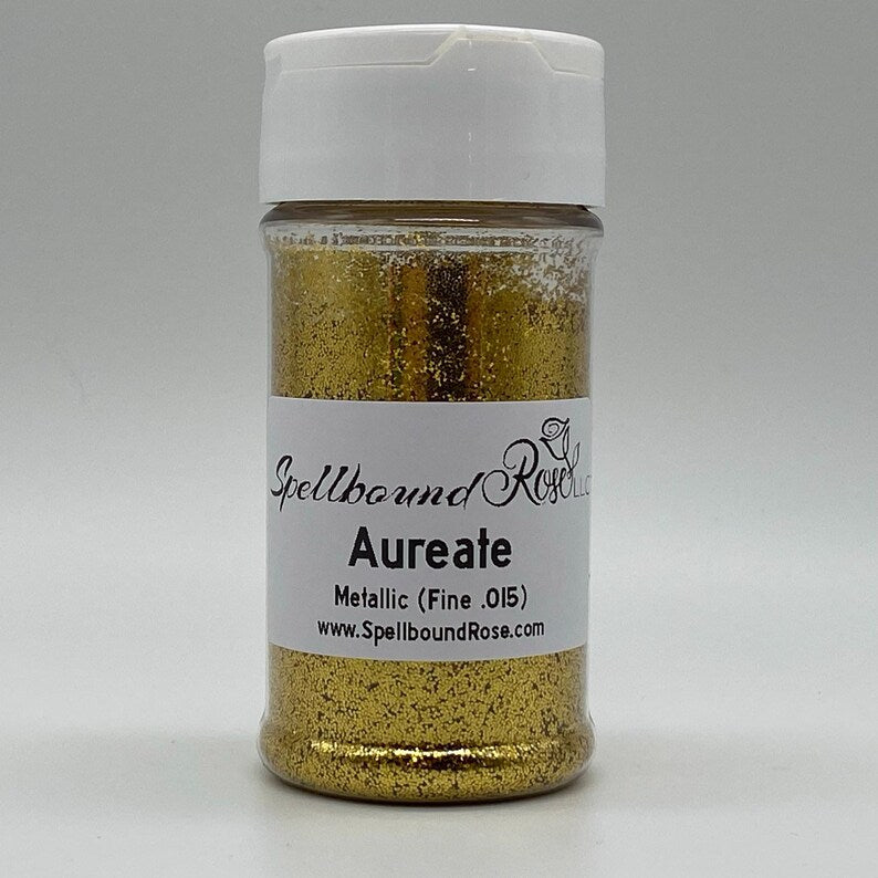Aureate Glitter – Gold Metallic Fine (.015) Glitter (2 oz) *LOW STOCK*