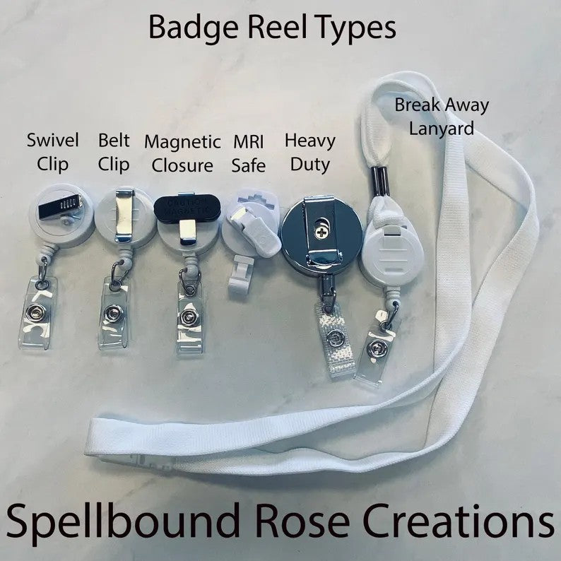 Cute Respiratory Care Glove People Badge Reel – Cute Oxygen Mask ID Holder