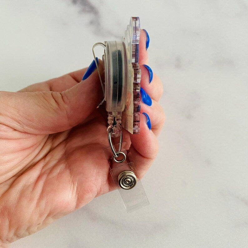 "Chill the Fourth Out" Badge Reel – Funny Patriotic Nurse ID Holder