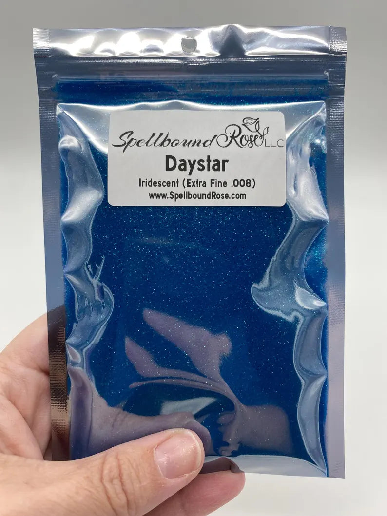 Daystar Glitter – Frost Blue Iridescent Extra Fine (.008) Glitter (2 oz)
