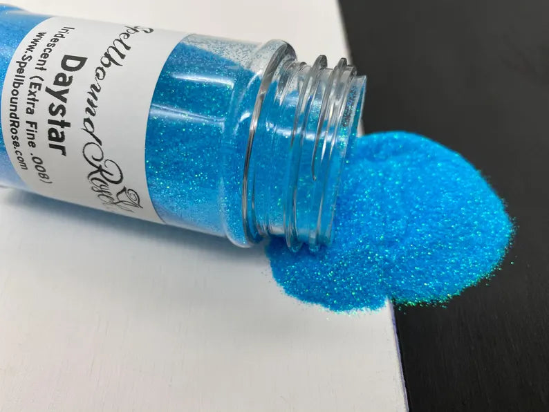 Daystar Glitter – Frost Blue Iridescent Extra Fine (.008) Glitter (2 oz)