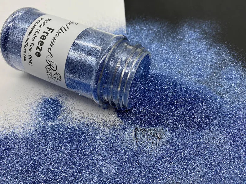 Freeze Glitter – Cornflower Blue Metallic Extra Fine (.008) Glitter (2 oz) *LOW STOCK*