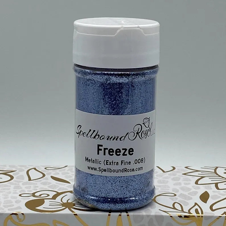 Freeze Glitter – Cornflower Blue Metallic Extra Fine (.008) Glitter (2 oz) *LOW STOCK*