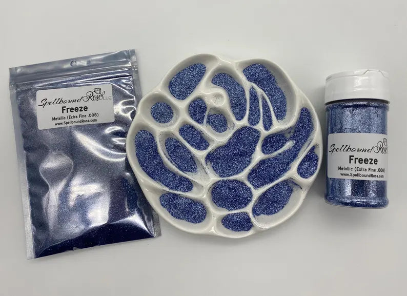 Freeze Glitter – Cornflower Blue Metallic Extra Fine (.008) Glitter (2 oz) *LOW STOCK*