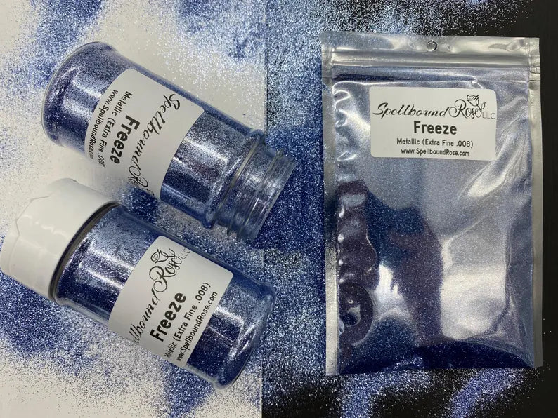 Freeze Glitter – Cornflower Blue Metallic Extra Fine (.008) Glitter (2 oz) *LOW STOCK*