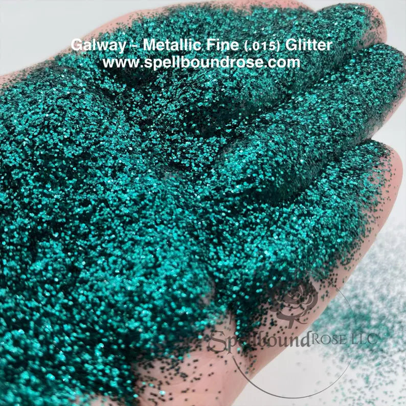 Galway Glitter – Hunter Green Metallic Fine (.015) Glitter (2 oz)