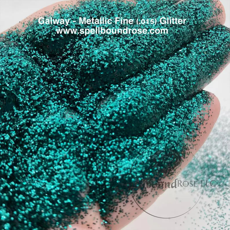 Galway Glitter – Hunter Green Metallic Fine (.015) Glitter (2 oz)