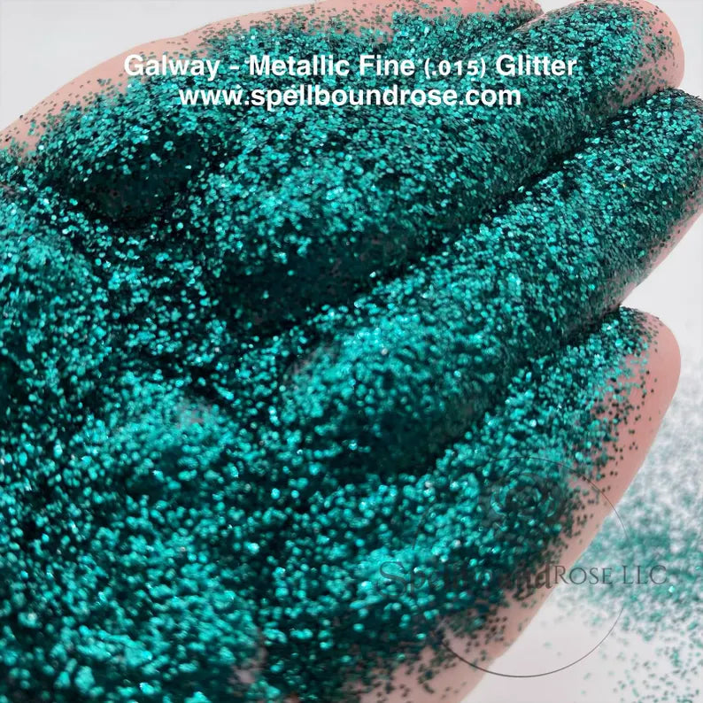Galway Glitter – Hunter Green Metallic Fine (.015) Glitter (2 oz)