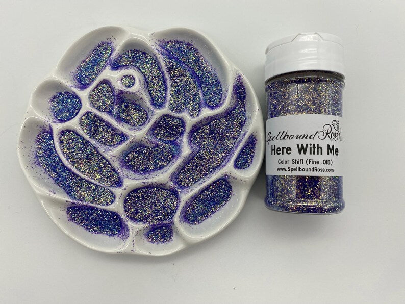 Here With Me Glitter – Purple Color Shift Fine (.015) Glitter (2 oz)