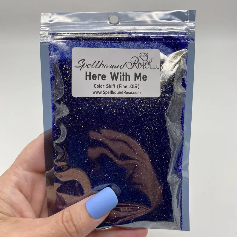 Here With Me Glitter – Purple Color Shift Fine (.015) Glitter (2 oz)