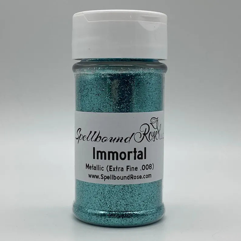 Immortal Glitter – Deep Teal Metallic Extra Fine (.008) Glitter (2 oz) *LOW STOCK*