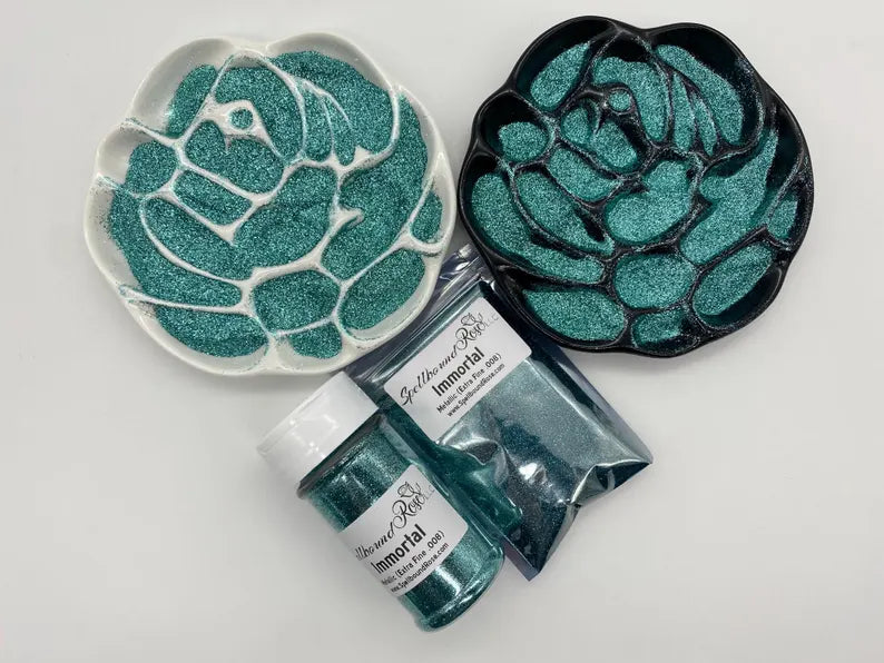 Immortal Glitter – Deep Teal Metallic Extra Fine (.008) Glitter (2 oz) *LOW STOCK*