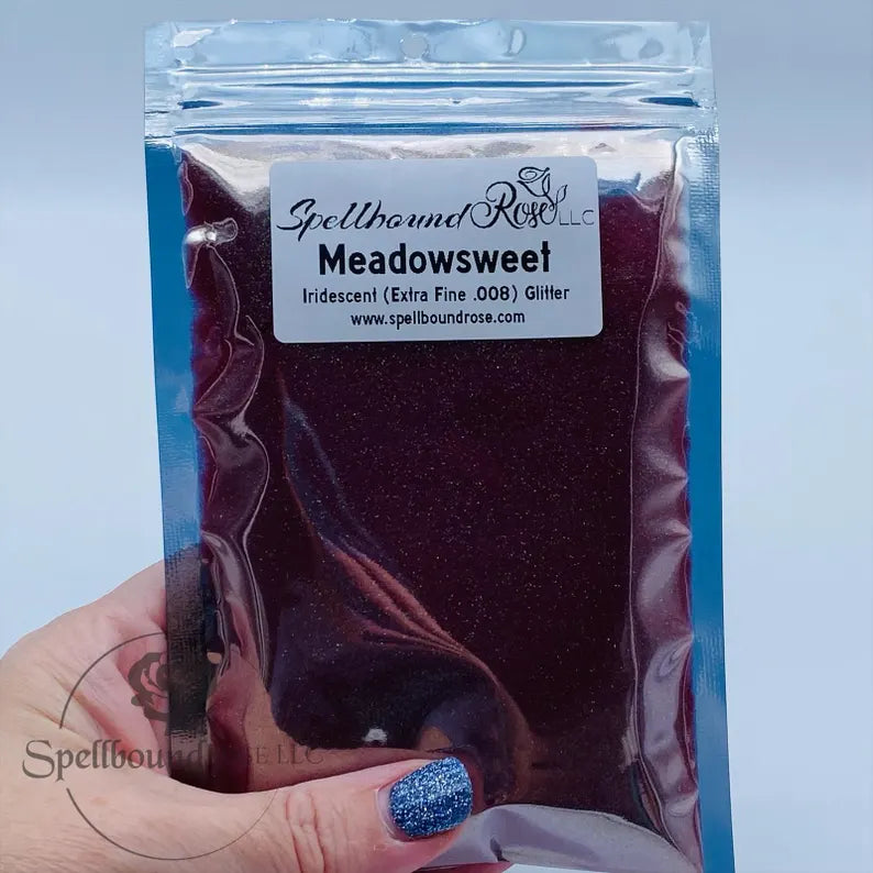Meadowsweet Glitter – Blush Pink Iridescent Extra Fine (.008) Glitter (2 oz)