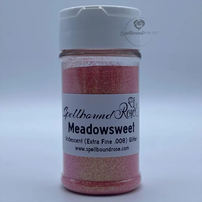 Meadowsweet Glitter – Blush Pink Iridescent Extra Fine (.008) Glitter (2 oz)