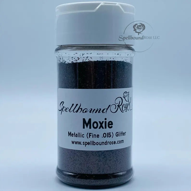 Moxie Glitter – Dark Brown Metallic Fine (.015) Glitter (2 oz)