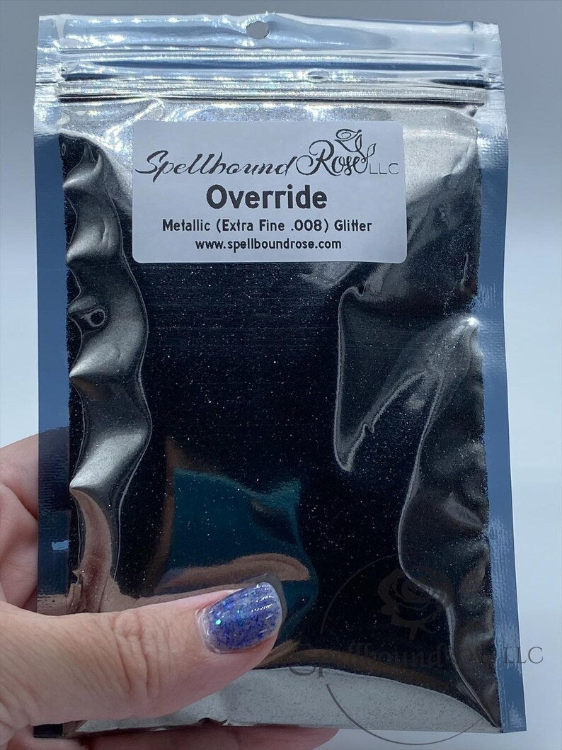 Override Glitter – Champagne Metallic Extra Fine (.008) Glitter (2 oz)