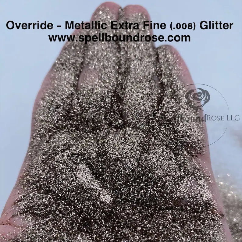 Override Glitter – Champagne Metallic Extra Fine (.008) Glitter (2 oz)