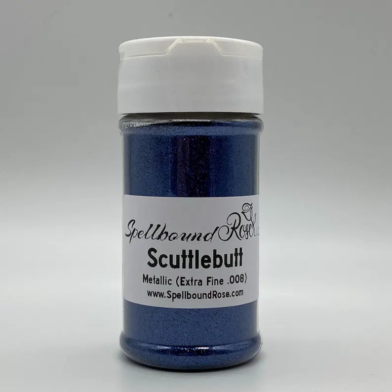 Scuttlebutt Glitter – Navy Blue Metallic Extra Fine (.008) Glitter (2 oz) *LOW STOCK*