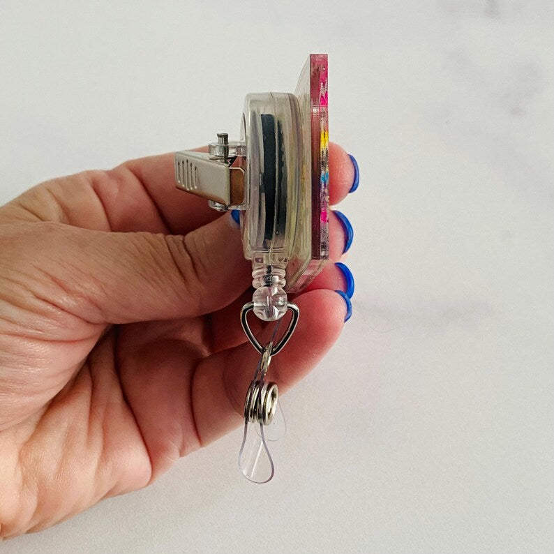 “You Do You, But Maybe You Also Do Therapy” Badge Reel –  Funny Mental Health Retractable ID Holder