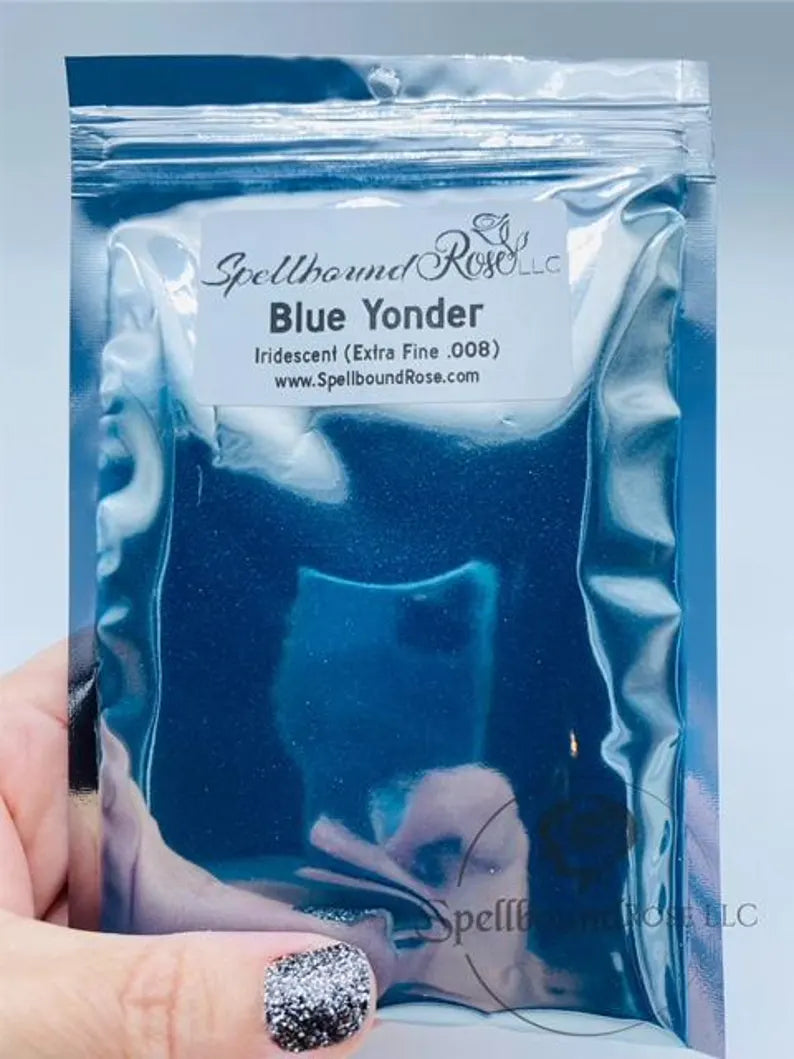 Blue Yonder Glitter – Sky Blue Iridescent Extra Fine (.008) Glitter (2 oz)