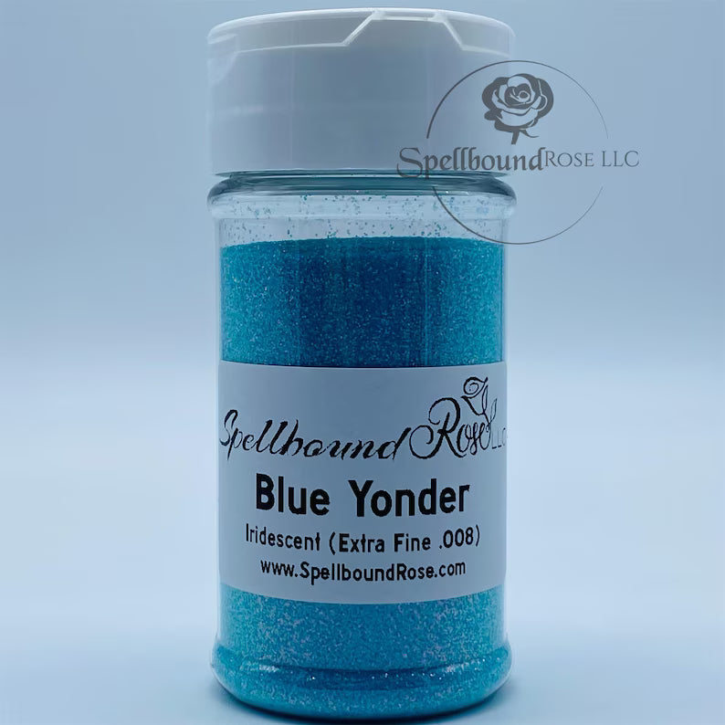 Blue Yonder Glitter – Sky Blue Iridescent Extra Fine (.008) Glitter (2 oz)