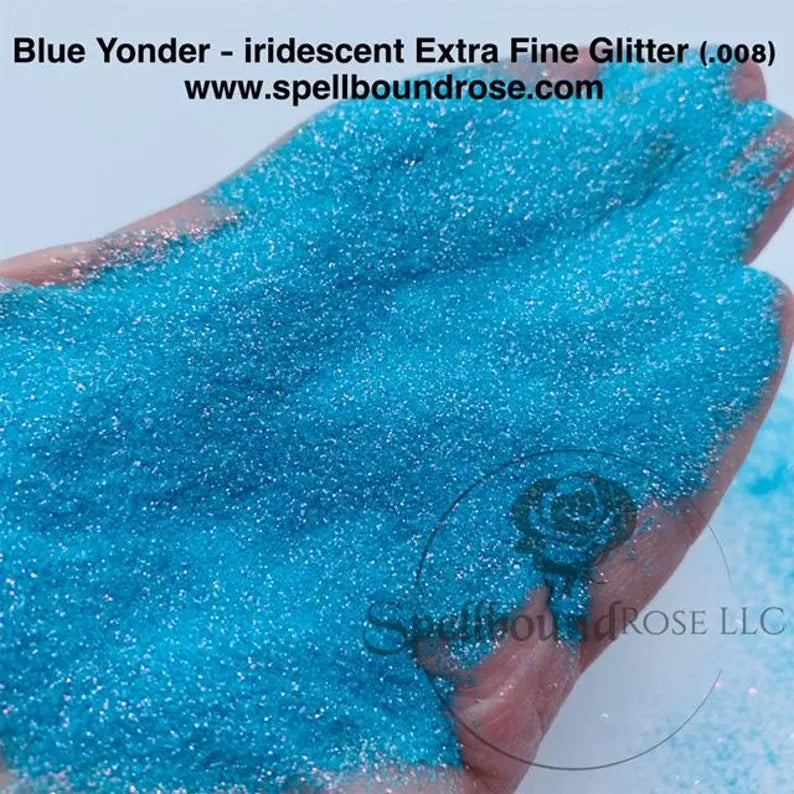 Blue Yonder Glitter – Sky Blue Iridescent Extra Fine (.008) Glitter (2 oz)