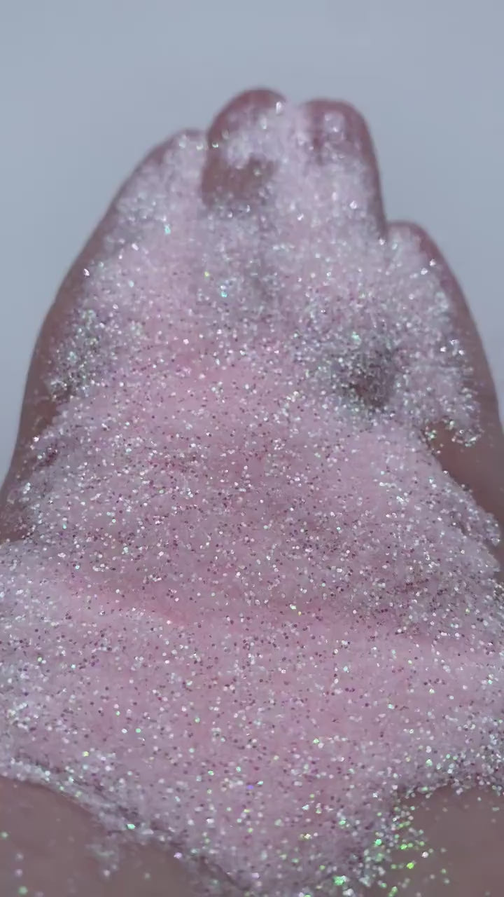 Camellia Glitter – Pastel Pink Iridescent Fine (.015) Glitter (2 oz)