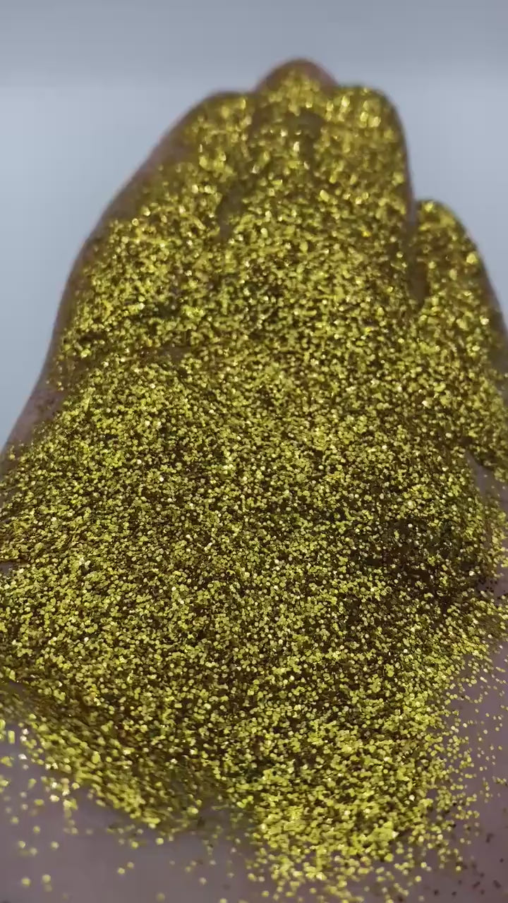 Aureate Glitter – Gold Metallic Fine (.015) Glitter (2 oz) *LOW STOCK*